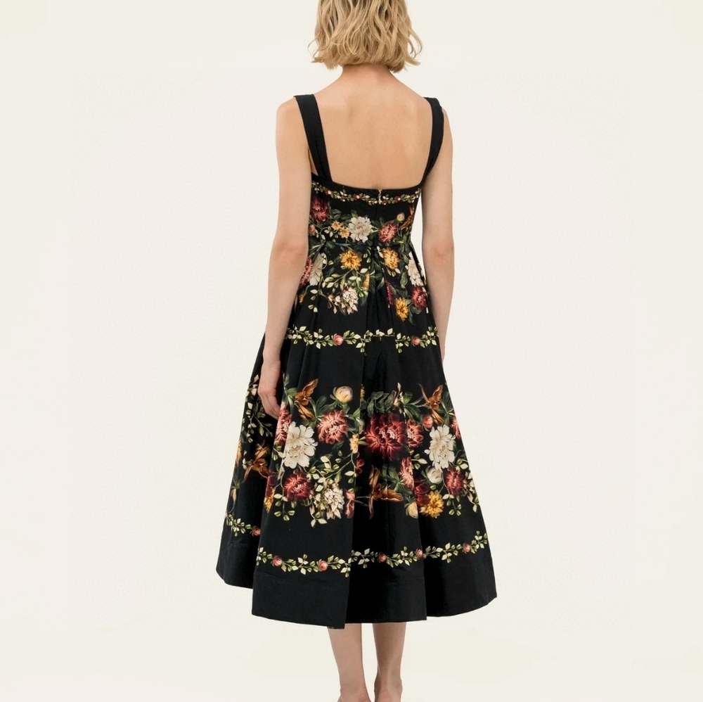 AGUA BY AGUA BENDITA Alcaparra Paramo Midi Dress - Picture 3 of 14